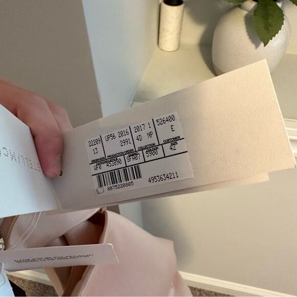 NWT Stella McCartney Pink Cotton Silk Lace Embroidered Shift Mini Dress 42 M - Picture 15 of 16